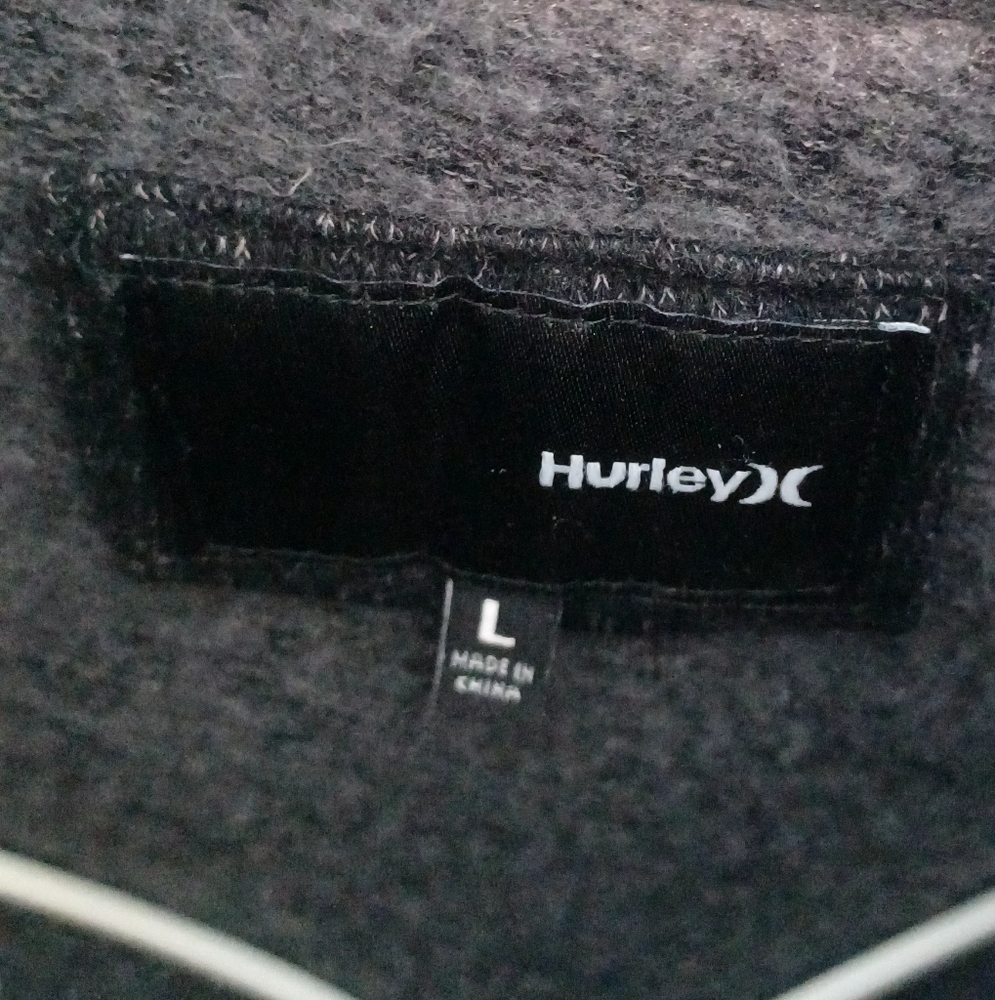 NWOT Hurley Black Pullover Hoodie - Women's Size Large - Picture 7 of 7